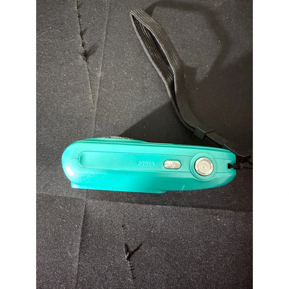 Vivitar ViviCam 9112 Digital Camera Teal Compact Point & Shoot 7mm f/3.0 EUC